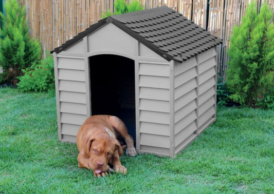Starplast Large Dog Kennel - Grey